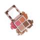 Matt Look Tone & Glaze Sculpting Face Palette for Makeup with Blushes, Highlighters & Contour, Super Sculpt-01 18.92 gm - Contour