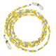 Modisch Yellow And White Round Beads Sunglasses Chain (JC-14Yw) 1's - Wearables Sunglasses