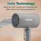Vega Hair Dryer For Men & Women With Ionic Technology & Cool Shot Button, 1400 Watts, (VHDH-28), Grey 1's - Hair Dryers
