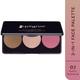 Pilgrim 3-In-1 Face Palette -Sultry Romance-Blush, Highlighter & Contour for Medium Skin Tone 12 gm - Blushes