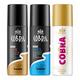 St. John Live Limited Edition Deodorant Spray 150 ml + Cool Limited Edition Deodorant Spray 150 ml + Cobra Toxic Deodorant Spray 150 ml - Men Deodorants/Roll-Ons