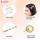 Majestique Stylish Pearl Golden Hair Pins, Metal Korean Fancy Accessories, Kids, Girls, Women 5's - Hair Clips/Bands