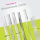 Vega Pocket Hair Comb, for Men and Women, Silver (VC2AC-02) 2's - Hair Combs