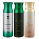 Ajmal Raindrops Sacrifice II Wisal Deodorant Spray (Pack of 3) 200 ml - Perfumes (Edt/Edp)