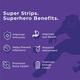 Wellbeing Nutrition Marvel Black Panther Melts Kids Advanced Immunity with Clinically Proven Vitamin C Zinc and D3 - 30 Strips - Multi-Vitamins