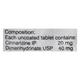 Vertigon D 20/40mg Tablet 10'S - Vertigo-Ant