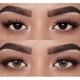 O-Lens Spanish Real Monthly Coloured Contact Lenses - Real Olive ( 0.00 ) 1's - Eyecare Lenses
