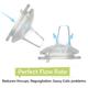 R for Rabbit First Feed Soft Silicon Spout (Steebo Crescent/Steebo Teddy) 1's - Feeding & Nursing