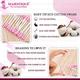 Majestique Rosy Tip Eco Cotton Swabs, Paper-made Sticks, Gentle for Face, Ear, Makeup - 200Pcs 1's - Cotton Balls