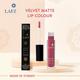 Lafz Transfer Proof & Smudge Proof Velvet Matte Lip Colour, Wild Berry 5.5 ml - Liquid Lipsticks