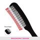 Vega Detangling Comb (2 Row) (1265) 36 gm - Hair Combs