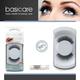 Basicare Stying Eyelashes With Latex Glue,Nature Hair Thick 1's - Eyelashes