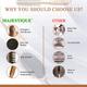 Majestique Paddle Detangling, Oval and Round Hair Brush Set for Blow Drying and Detangler 3's - Hair Brushes