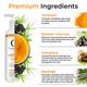 Organic Forest Turmeric (curcumin 95%) & Bamboo Charcoal Detox Conditioner for Damaged Hair 200 ml - Conditioners