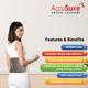 AccuSure Fabric Heating Pad - Grey (XL) 1's - Hot Pack/Ice Bag