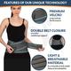 AccuSure Lumbo Support Belt (XXL) 1's - Knee/Ankle/Leg/Foot Supports