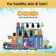 Cocomo Natural Kids Face and Body Wash Minty Fragrance Soft and Healthy Skin Minty Sea 200 ml - Baby Body Wash