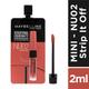 Maybelline Sensational Liquid Matte Mini - Strip it off 2 ml - Liquid Lipsticks