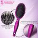 Majestique Hair Straightener Brush, Bio-Friendly Detangling Hair Brush, Comfortable and Styling - Purple 1's - Multi-Stylers