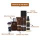 The Man Company Premium Shaving Kit with Pre-Shave Oil, Shaving Foam, Black Brush, After Shave Spray, Coffee Face Wash & Travel Kit Bag 1000 gm - Face Wash & Cleansers