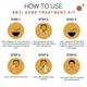 The Tribe Concepts Anti Acne Treatment Kit - With Steel Tin 150 gm - Loose Powder