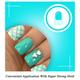 Nails On Board Handmade Press On Gel Nails- Pastle Aqua Blue Small 50 gm - Nail Care