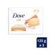 Dove Sandalwood Beauty Bathing Bar 125gm 3's - Soaps