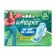 Whisper Ultra Heavy Flow Protection Sanitary Pads (XL) 15's - Sanitary Napkins
