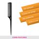 Vega Tail Hair Comb, for Women, Red (VC21272) 2's - Hair Combs