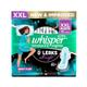 Whisper Ultra XL 48's + Whisper Ultra Bindazzz Nights XXL 15's Combo Pack - Sanitary Napkins