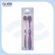 GUBB T+ Tongue Cleaner - Purple & Grey 43.5 gm - Floss & Tongue Cleaners