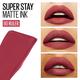 Maybelline New York Super Stay Matte Ink Liquid Lipstick, 80 Ruler 5 Gm - Lipsticks