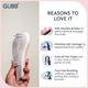 GUBB Mini Detangling Brush for Pain Free Detangling & Styling, Detangler Hair Brush 1's - Hair Brushes