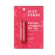 Just Herbs Tinted Lip Balm SPF +20 Almond oil + Shea butter, (Beetroot) 4gm - Lip Balms