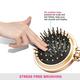 Vega Compact Folding Hair Brush For Women, Mini Travel Pocket Tool For Wet & Dry Use, (R2-Fm) - Hair Brushes