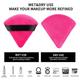 Bronson Professional pizza puff triangle makeup beauty blender sponge powder puff (Mix Colors) 2's - Setting Spray
