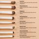 Jessup Beauty 14Pcs Light Gray Comprehensive Collection 1's - Face Brush
