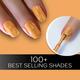 Facescanada Ultime Pro Splash Nail Enamel Gold Sparkle 121 8 ml - Nail Polish