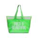 Colorbar The Bold and Beautiful Tote - Neon Green 780 gm - Makeup Pouches