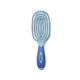 NuWay 4HAIR U.S. Patented Detangler Hair Brush for Men & Women - Blue - Detangling C Brush 1s 1's - Hair Brushes