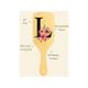 Allure Personalised Paddle Hair Brush Letter L 1's - Hair Brushes