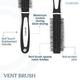 Basicare Radial Brush 1's - Hair Clips/Bands