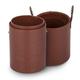 London Pride Cosmetics London Pride Cosmetics Brush Holder Cylinder shaped Orange Rust big Rust 300 gm - Face Brush