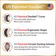 NuWay 4HAIR U.S. Patented Detangler Hair Brush for Men & Women - Rose Pink - Detangling DoubleC 1s 1's - Hair Brushes