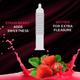 Kamasutra Flavoured Dotted Condoms - Strawberry Pleasure 10's - Plain/Flavoured Condoms
