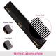 Vega Handcrafted Black Comb (HMBC - 109) 1's - Hair Combs