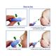 Beebaby Nose Cleaner, with Silicone Nozzle Pink, 3 Months+ 1's - Baby Skin Care