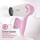 VEGA Insta Glam 1000w Foldable Hair Dryer (VHDH-20) Pink 1 gm - Hair Dryers