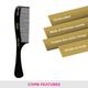 Vega Handcrafted Black Comb (HMBC - 205) 1's - Hair Combs