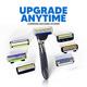 Letsshave Trial Pack For Men With Shave Foam (Razor With 3 Premium Blades)+Shave Foam 1's - Razors & Cartridges